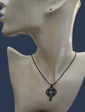 Annaleece Swarovski Crystal Bronze Rhapsody Necklace